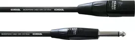 Cordial Sidabrinis Line 6,3 mm kištukinis-XLR kištukinis garso kabelis, 7,5 m