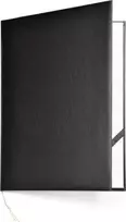 Argo diplomas apima 220x310mm ARGO ELEGANT 220217 juoda minkštos odos fanera kaip 10vnt