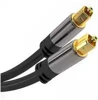 PremiumCord Kabelis Toslink M/M, OD: 6mm, Auksinis dizainas 5m