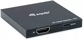 Equip Equip HDMI Splitter 1.4 2 Port Ultra Slim 4K/30Hz juodas EndlessOS