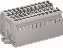 Wago Compact 2-viela 2.5mm2 9- takelis gnybtai su pilku varžtu kalno (869 -109)