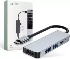 Šakotuvas Stotis / replikatorius Tech-Protect USB-C (THP810GRY)