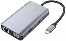 Adapteris AV Conceptronic CONCEPTRONIC dokas USB-C->HDMI,VGA,GbE,3xUSB3.0,100WPD0.25mgr