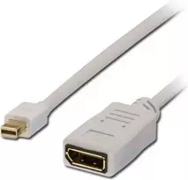 Kabelis Lindy Rodyti Port Mini - DisplayPort 1.5m balta