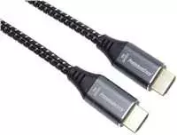 PREMIUMCORD Kabelis HDMI 2.1 High Speed + Ethernet kabelis 8K@60Hz, zlacené konektory, 2m