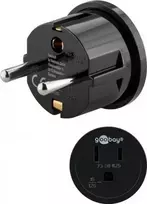 Adapteris kelioninis gn. Japan USA wtyk Europa Goobay