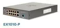 Šakotuvas Switch Cambium Networks Cambium Networks cnMatrix EX1010-P Valdomas L2/L3 Gigabit Ethernet (10/100/1000) PoE palaikymas 1U Juodas