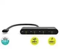 „Port Designs PORT CONNECT“ USB-C šakotuvas, 3x USB-C 3.1 + 1x USB-C 100W PD