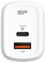 Silicon Power pakrovėjas USB-C/USB QM25 30W, baltas
