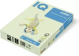 Iq Color Spalvotas biuro popierius IQ, A4, 80g, GN27, žalios spalvos, 500 lapų