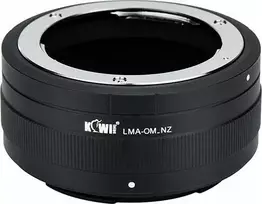 Kiwifotos Nikon Z Z6 Z7 ir Olympus OM objektyvų adapteriai