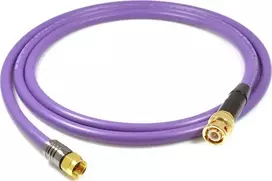 Kabelis Melodika BNC - F 6m violetinė