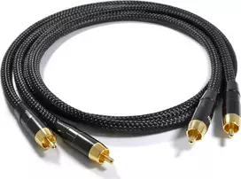 Kabelis Melodika RCA (Cinch) x2 - RCA (Cinch) x2 2m juoda