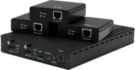AV signalų perdavimo sistema StarTech Extender set, 3 prievadai, Cat5, HDMI (ST124HDBT)