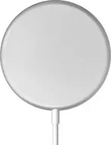 Crong MagSpot – aliuminio belaidis įkroviklis MagSafe (sidabro baltas)