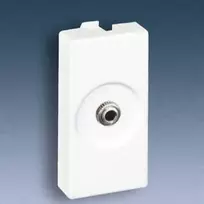 Kontakt-Simon K45 / 2 moteriškas garso lizdas 3.5mm stereo mini- jack grynas baltas - K123B / 9