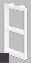 Kontakt Simon ADAPTER 2 MODUŁY 45X45MM POZIOMO JUODA