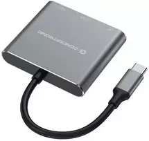 Adapteris AV Conceptronic CONCEPTRONIC Dock USB-C->HDMI,USB3.0,PD 0.25m gr