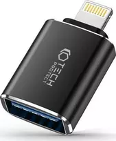 Adapteris Ligtning į USB OTG Tech-Protect Ultraboost juodos spalvos
