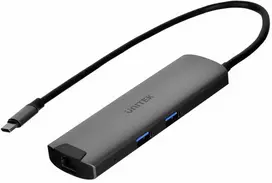 Unitek H1112F aktyvus HUB USB-C 5Gbps, HDMI RJ-45 PD 100 W