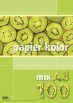 Kreska Spalvotas popierius Mix, A3, 80g, 5x20lapų, 100 lapų