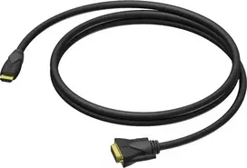 Kabelis Procab HDMI - DVI- D 3m juoda (CLV160 / 3)