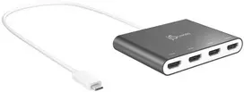 J5 Create J5create - USB-C į 4 prievadų HDMI adapteris keliems monitoriams
