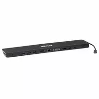 „Eaton Tripp Lite“ USB-C dokas, trigubas „Ekranas“ – 4K HDMI ir DP, VGA, USB 3.2 Gen 1, USB-A/C šakotuvas, GbE, 100 W PD įkrovimas