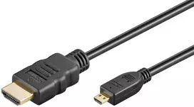 Goobay Kabelis HDMI - micro HDMI 2.0 4K 60Hz Ilgis 1m