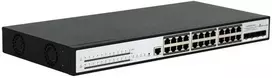 Šakotuvas „Extralink Chiron PRO“ valdomas L3 jungiklis 24xRJ45GbE PoE/PoE+ 370 W, 4x SFP+, 19 colių stovas