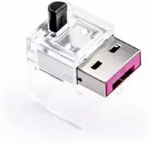 Šakotuvas Smart Keeper Smartkeeper SMARTKEEPER Basic LAN Cable Lock 12 - 12x kištukas, rožinis