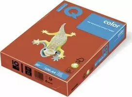 Iq Color Spalvotas biuro popierius IQ, A4, 80g, ZR09, raudonų plytų spalvos, 500 lapų