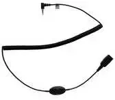 JABRA QD TO 3.5MM WITH PTT/BUTTON