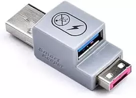 Šakotuvas „SmartKeeper Basic“ „USB-A prievadas“ „Smart Data Blocker“ rožinė