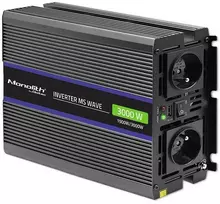QOLTEC 51927 Monolitinis įtampos keitiklis 3000 MS Wave / 12V iki 230V / 1500/3000 / USB
