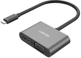 Stotis / replikatorius Unitek USB-C HDMI 4K ir VGA FullHD (V1168A)