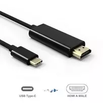„RoGer“ USB-C–HDMI kabelis 4K@30Hz / 1,8 m