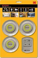 Orno 3 belaidės lempos su nuotolinio valdymo laikmačiu „Kodak Home 130“