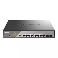 Šakotuvas D-Link DSS-200G-10MPP/E 8-Port 10/100/1000 PoE Gigabit Ethernet Surveillance Switch | D-Link