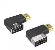 PREMIUMCORD Adaptér spojka 8K HDMI A - HDMI A, F/M, do úhlu 90° - pravá
