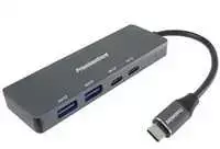 HUB USB PremiumCord PREMIUMCORD Hub USB-C na 2x USB 3.2 Typ-C +2x USB 3.2, 5G SuperSpeed, Aluminum