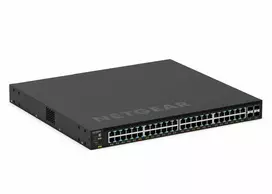 Šakotuvas NETGEAR M4350-48G4XF valdomas L3 gigabito Ethernet (10/100/1000) maitinimas per Ethernet (PoE) 1U Juodas