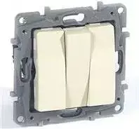 Legrand Trivietis Niloe 10AX kremo adapteris (764603)