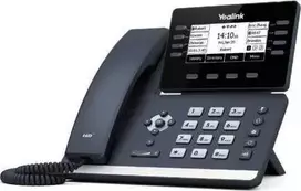 Yealink SIP-T53C VoIP telefonas, 2x RJ45 1000Mb/s, ekranas, PoE, USB