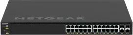 Šakotuvas NETGEAR GSM4328-100AJS Valdomas L3 Gigabit Ethernet (10/100/1000) Maitinimas per Ethernet (PoE) 1U Juodas