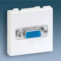 Kontakt-Simon Socket K45 video VGA grynai baltas - K100B / 9