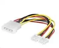 PREMIUMCORD Maitinimo kabelis HDD, FDD 5,25"-2x3,5"
