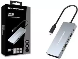 Adapteris AV Conceptronic CONCEPTRONIC Dock USB-C->HDMI,2.5GbE,USBC/3.0,100WPD0.18m gr