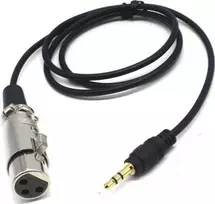 Mozos Kabelis mikrofonas XLR - Mini Jack 3,5 mm MCABLE-XLR