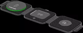 CANYON belaidis įkroviklis WS-305 15W 3in1 Sulankstomas juodas